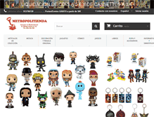 Tablet Screenshot of metropolitienda.com